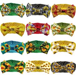 Accessories 30/50pcs Pet Dog Flowers Bow Ties Spring Dog Supplies Elastic Band Neckties Small Middle Large Dog Grooming Bows Bow Tie Necktie