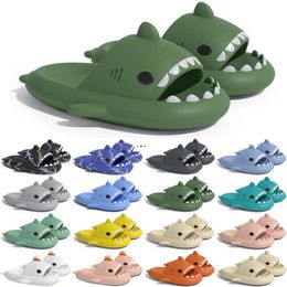 Free Shipping Designer shark slides sandal GAI slipper sliders for men women sandals slide pantoufle mules mens womens slippers trainers sandles color186