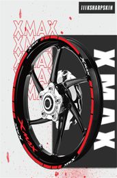 Motorcycle wheel reflective stickers inner ring decorative logos and decals night warning tape 20 pcs for YAMAHA XMAX xmax9769478