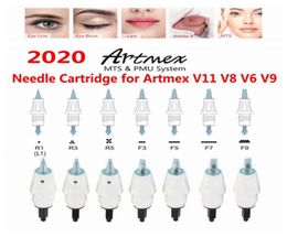 Artmex V3 V6 V8 V9 V11 Replacement Needles Cartridges Tips PMU MTS System Permanent Makeup Tattoo Needle Body Art Derma pen5263755