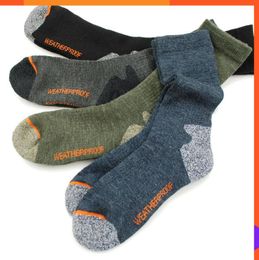 Men039s Merino Wool Fleece Sock Woolen Thermal Warm Winter Athletics Breathable Socks for Male 41467555743