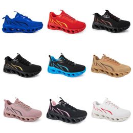 2024 women men GAI running two shoes white pink black yellow purple mens trainers sports red Brown platform Shoes outdoor Five