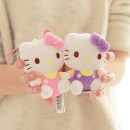 Hot selling cross-border 10cm pendant plush toy Hello cat plush keychain pendant doll gift