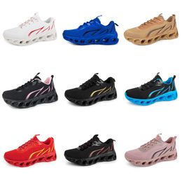 2024 women men running GAI shoes black yellow purple mens trainers sports red Brown Breathable Walking shoes outdoor Three