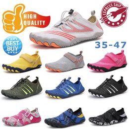 Womens Mens Quick-dry Breath Waters Shoes Beach Sneakers Socks Non-Slip-Sneaker Swimming pool Casual GAI soft comfortable Athletic Shoes unisex pink