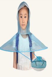 Portable Foldable Headwear UFO Hands Hat Umbrella Cap for Kids8383317