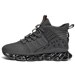 Men Women High Running Shoes Soft Comfort Black White Grey Yellow Red Mens Trainers Sports Sneakers GAI