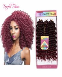 tress beach curl hair extensions brazilian crochet hair extensions synthetic braiding hair jerry curldeep wave marley braids 8599266