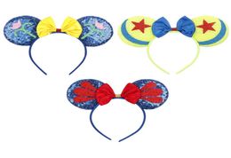 Kids girl Hair Accessory Mouse Ear with Bow sequins Design Hairsticks Girls Clips Princess Cosplay Party Accessories6898595