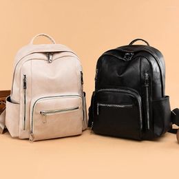 School Bags Brand Designer Backpack Women High Quality Leather Backpacks For Girls Travel Mochilas