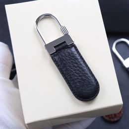 keychain Unisex Key Chain Leather with 316L Stainless Steel keychain Gift for Men with box233v
