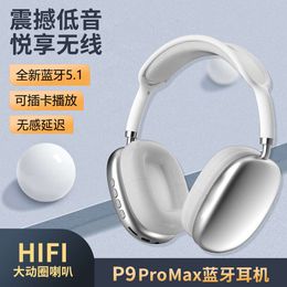 Cross Border Popular Bluetooth Headset with High Power P9promax Wireless Noise Cancelling Earphone Factory Wholesale