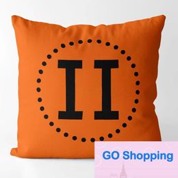 Top Nordic Orange Ins Style Pillow Cover Modern Model Room Bedroom Simple Throw Pillowcase Car Cushion Backrest