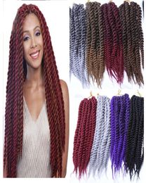 12 StrandsPack Different Colour Synthetic Braids Hair Extensions 12inch 80gPack or 22inch 85gPack Kanekalon Heat Resistant Fiber5679842