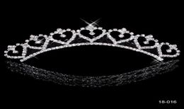 Most Popular Alloy Shining Crown Wedding Bride Tiaras Fashion Crowns For Bride6587245