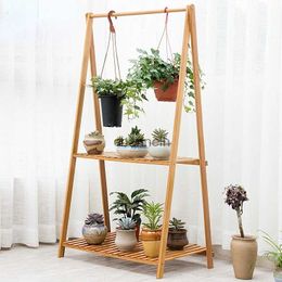 Other Garden Buildings Indoor Gardening Multi-layer Large-capacity Shelves For Plants Hanging Plant Stand Folding Storage Flower Stand Bold And Thick YQ240304