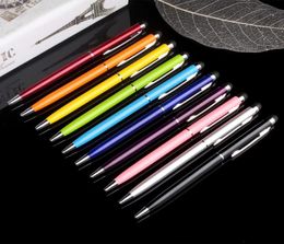 Touch Screen Stylus Pen Mutifuction Capacitive and Ball Point Pen 2in1 for Iphone Sumsang Ipad HTC etc all Smart CellPhoneTabl7573271