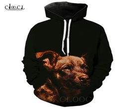 Hip Hop Mens Hoodies 3D Print Cute Puppy Long Sleeve Hooded Sweatshirts Cool Animal Dog Hoodie Fashion Streetwear Hoody Pullover7031513