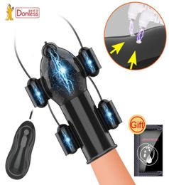 Sex Toys for Men Penis Trainer Glans Vibrator Penis Sleeve Enhancement Delay Lasting Glans Trainer Erection Male Masturbationlt 3017622