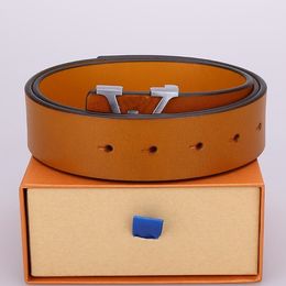 Designer belt fashion buckle genuine leather belt Width 4.0cm Highly Quality with Box designer men women mens belts AAAAA fast shipping