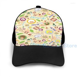 Ball Caps Fashion Golden Girlspalooza! Basketball Cap Men Women Graphic Print Black Unisex Adult Hat