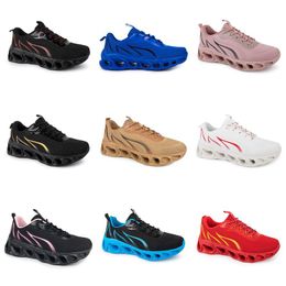 men women running shoes GAI black white purple pink green navy blue light yellow Beige Nude plum mens trainers sports sneakers forty five trendings