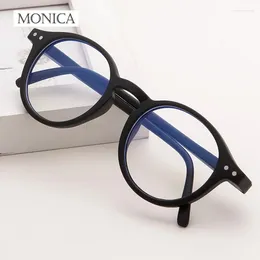 Sunglasses Retro Round Frame Anti Blue Light Glasses Plain Children Radiation Protection For Kid Computer Phone Online Course