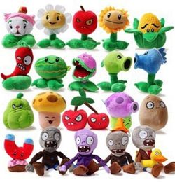 20pcsset Plants Vs Zombies Stuffed Plush Fashion Games Pvz Soft Toys Doll for Kids Gifts Party Toy7116238