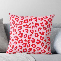 Pillow Leopard Print - Red And Pink Original Throw Christmas Decorations 2024 Sofas Covers S Home Decor