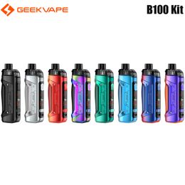 GeekVape B100 Kit 100W Caixa 4.5ml Pod Cartucho Fit P Bobina AS-Chip 3.0 Cigarro Eletrônico Vaporizador Aegis Boost Pro 2 Autêntico