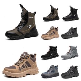 Boots Winter Men Boots Plush Leather Waterproof Sneakers Climbing Shoes Unisex Women Outdoor Non-slip Warm Hiking Ankle Boot Man runningg campping baseball rugb GAI