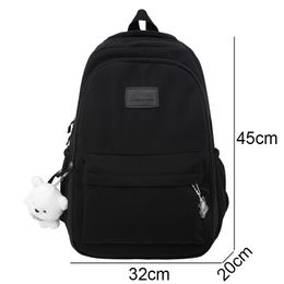 Neue Weibliche Mode Dame Hohe Kapazität Wasserdichte College Rucksack Trendy Frauen Laptop Schule Taschen Nette Mädchen Reise Bücher Tasche Cool