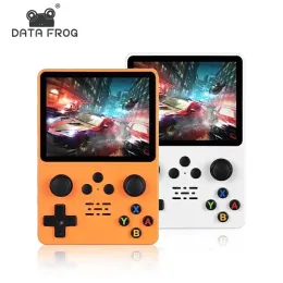 Consoles R35S Handheld Game Console Linux System 3.5 Inch IPS Screen Retro Game Console Portable Pocket Video Player 2023