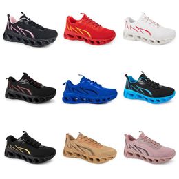 men women running shoes GAI black white purple pink green navy blue light yellow Beige Nude plum mens trainers sports sneakers twenty six trendings