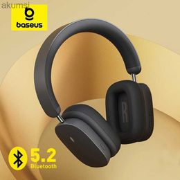 Cell Phone Earphones Baseus H1 ANC Bluetooth 5.2 Headsets Wireless Headphones 40db Active Noise Cancellation 70h Battery Life 40mm Driver Unit YQ240304