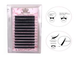Ellipse Flat Lashes with Split Tips Eyelash Extension 015 C Curl 815mm Deep Matte SUPER Soft and Flexible Natural Look Easy to1033034