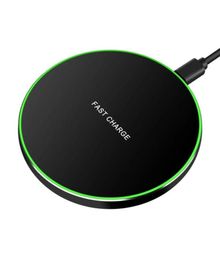 2019 New QI Wireless Charger Portable Charger For IPhone X Factory Fast 10W Wireless Charger For Samsung S8 For IPhone9077973