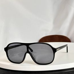 Pilot Oversized Sunglasses 0964 Black Grey Smoke Men Women Summer Sunnies Sonnenbrille Fashion Shades UV400 Eyewear Unisex
