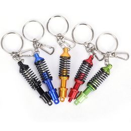 Keychains 2021 Car Turbo Tein JDM Damper Coilover Keychain Key Chain Rings Auto Accessories Pendant Keyholder Decal Keyrings Suspe2774