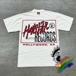 2024SS Mens T Shirts White Hellstar Records Mens Men Women Printed Designer Shirt Casual Top Tees T-shirt