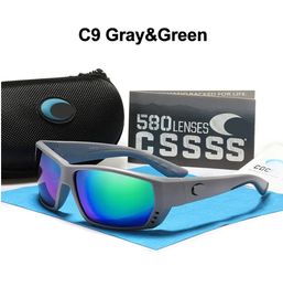 COSTAss Sunglasses 280P Lens men Sunglasses Costas Designer costas Sunglasses for Men Women TR90 Sports Driving Fishing Goggles Mirror Blue Red Lens