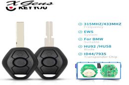 3 Button Remote Key For BMW X3 X5 Z3 Z4 1357 Series EWS System 315433MHZ With PCF7935 ID44 Chip HU92 Blade6874105