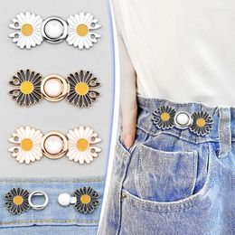 Belts 1Pc Tighten Waist Button For Women Skirt Pants Jeans Adjustable Clip Metal Pins Clothing Accessories