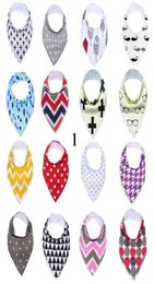 AntiBacterial soft printed baby drool bib baby bandana drool bibs with snaps Amazon selling Baby bandana drool bib 16 pack se5111601