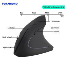 Mice Wireless Mouse 2.4G Mouse SemFio Bluetooth Mouse Wired Vertical Mouse Ergonomic Gaming Mouse 800 1200 1600 DPI for PC Gaming