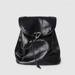 School Bags PU Leather Women Backpacks Shoulder Bag Daily Leisure Travel Fashionable Laptop Luxury Large Capacity Waterproof