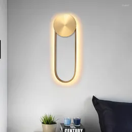 Wall Lamp Creative Post-modern Minimalist Living Room Corridor Aisle Bedroom Bedside LED Personality