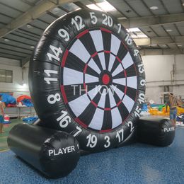 Outdoor -Aktivitäten 5mh (16,5 Fuß) mit aufblasbarer Dart -Boards von Gebläse PVC Comercial Football Soccer Footdart Sport Games für Kinder und Erwachsene
