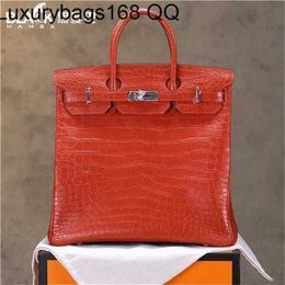 Customised Cowhide Bag Hac 50cm Style Handswen Handmade Top Quality Handbag Hac Genuine Leather Handmade Handswen High Size Travel LeatX53C