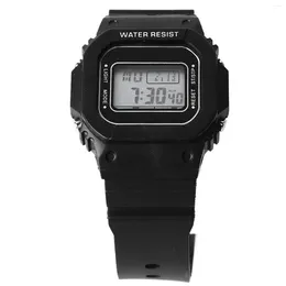 Wristwatches Sports Watch For Men Women LED Backlight 12/24H Waterproof Smart Running Hiking Black